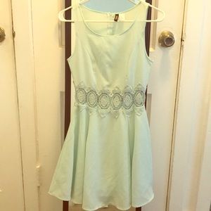 Short mint dress